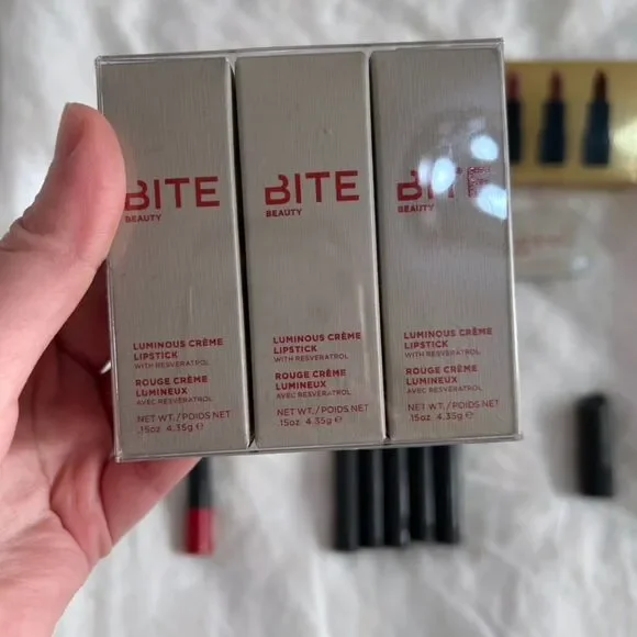 Bite Beauty Lip Bundle Lot | Luminous Creme, Perfect Bite, Lip Crayons, Pencils, - Picture 3 of 16